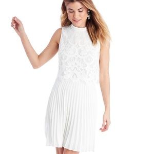 CeCe white layered dress